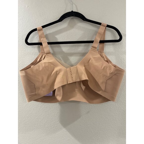 Honeylove LiftWear CrossOver Bra Sand Color Nude plus size 3X New - Picture 2 of 6